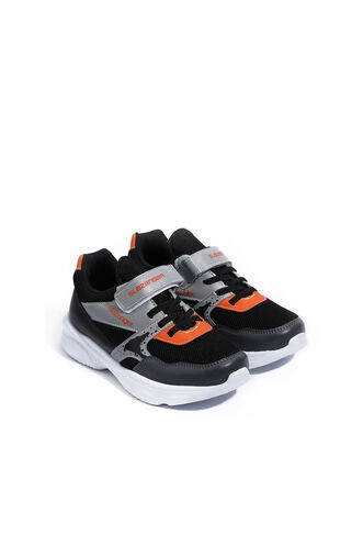 Slazenger KUNTI Sneaker Boys Shoes Black - Gray - Thumbnail