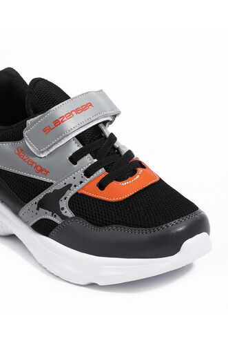 Slazenger KUNTI Sneaker Boys Shoes Black - Gray - Thumbnail