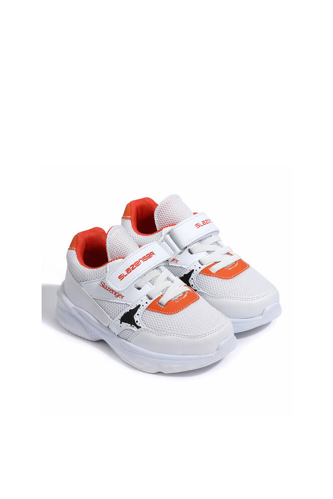 Slazenger KUNTI Sneaker Boys' Shoes White - Orange