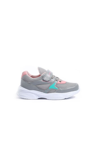 Slazenger KUNTI Sneaker Girls Children's Shoes Gray - Pink - Thumbnail