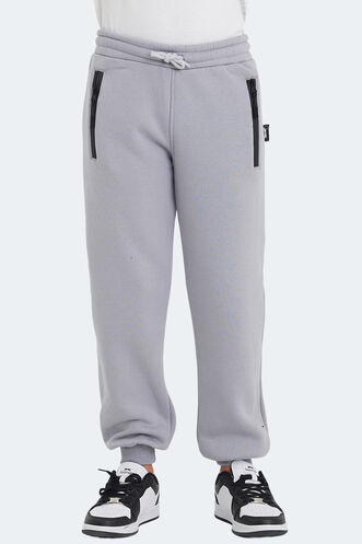 Slazenger LAMIS Unisex Kids Sweatpants Stone Gray - Thumbnail