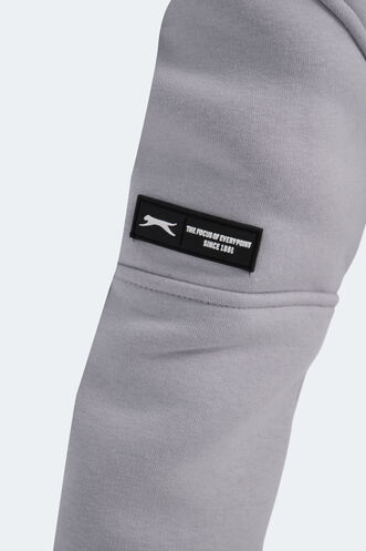 Slazenger LAMYA Unisex Çocuk Eşofman Altı Taş Gri - Thumbnail