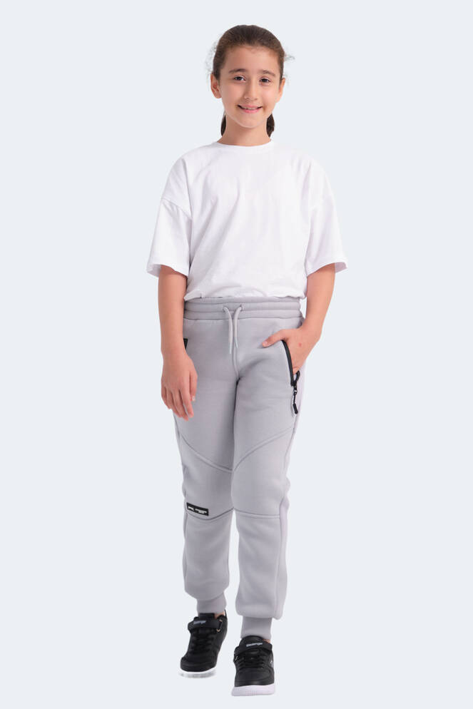 Slazenger LAMYA Unisex Kids Sweatpants Stone Gray