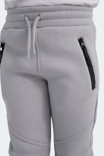 Slazenger LAMYA Unisex Kids Sweatpants Stone Gray - Thumbnail