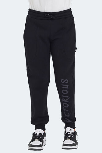 Slazenger LANEY Unisex Kids Sweatpants Black - Thumbnail