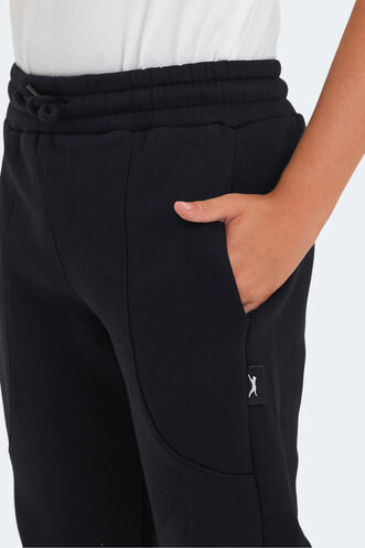 Slazenger LANEY Unisex Kids Sweatpants Black - Thumbnail