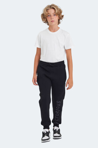 Slazenger LANEY Unisex Kids Sweatpants Black - Thumbnail