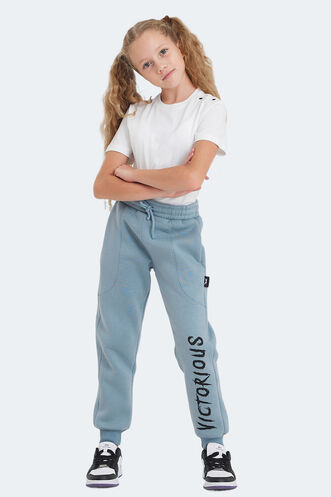 Slazenger LANEY Unisex Kids Sweatpants Blue - Thumbnail