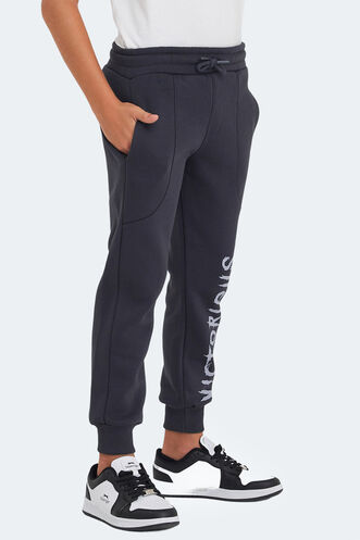 Slazenger LANEY Unisex Kids Sweatpants Dark Gray - Thumbnail