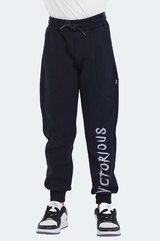 Slazenger LANEY Unisex Kids Sweatpants Navy - Thumbnail