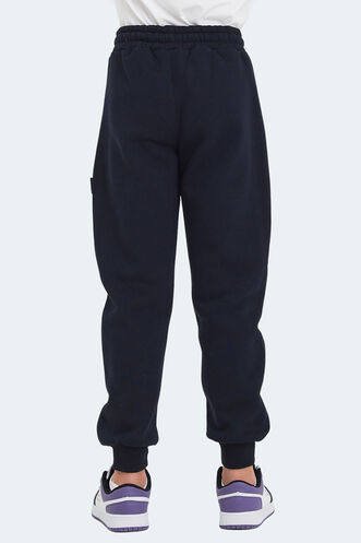 Slazenger LANEY Unisex Kids Sweatpants Navy - Thumbnail