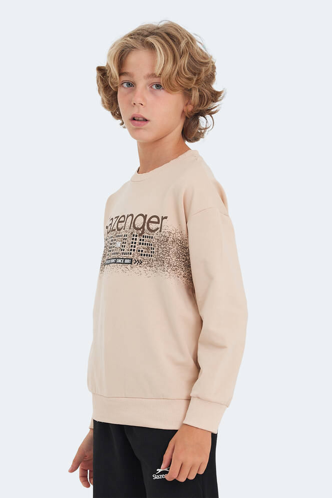 Slazenger LAST Unisex Çocuk Sweatshirt Camel