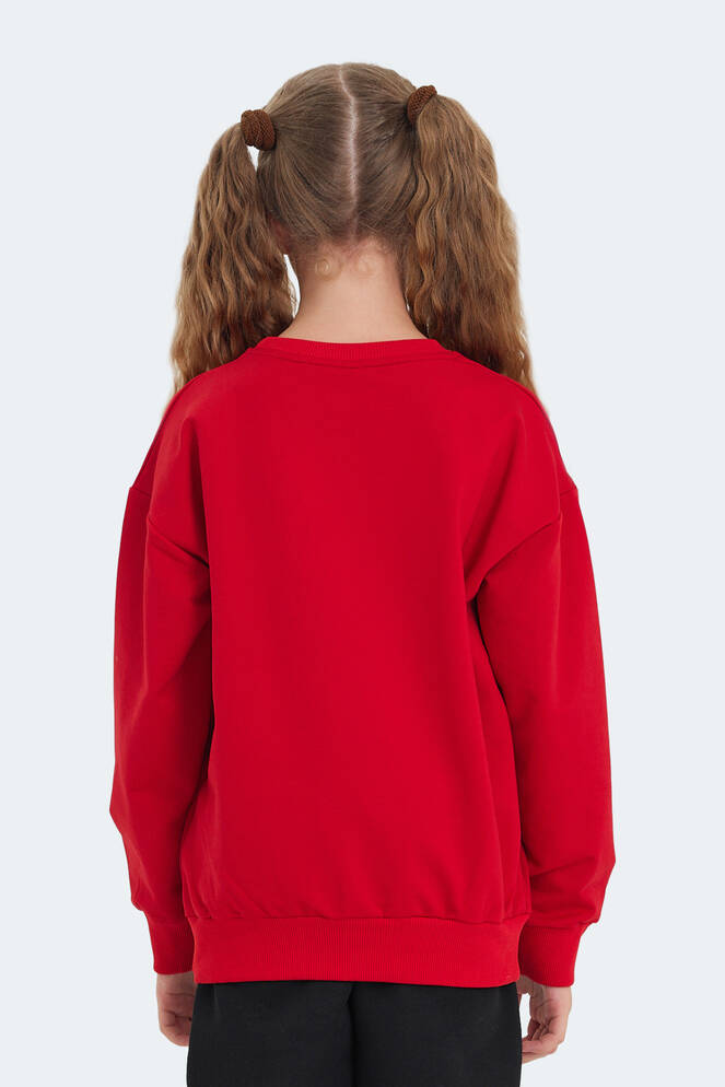 Slazenger LAST Unisex Kids Sweatshirt Red