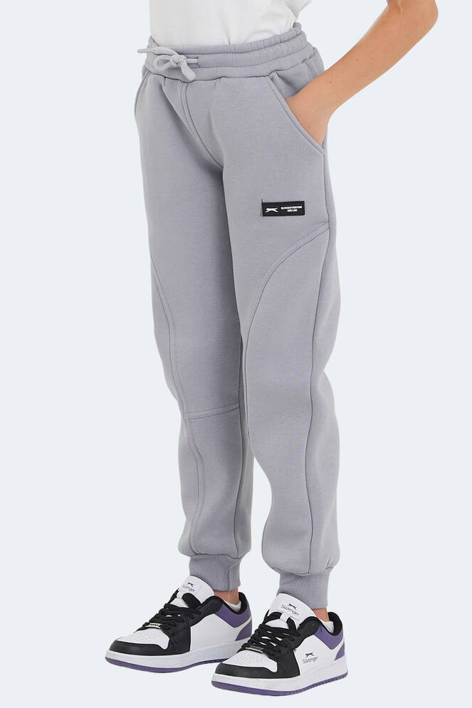 Slazenger LAVRA Unisex Çocuk Eşofman Altı Taş Gri