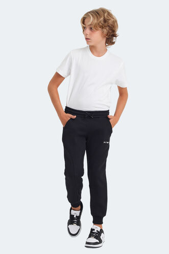 Slazenger LAVRA Unisex Kids Sweatpants Black - Thumbnail