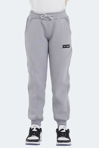 Slazenger LAVRA Unisex Kids Sweatpants Stone Gray - Thumbnail