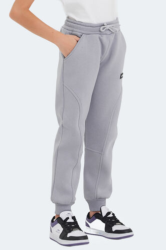 Slazenger LAVRA Unisex Kids Sweatpants Stone Gray - Thumbnail