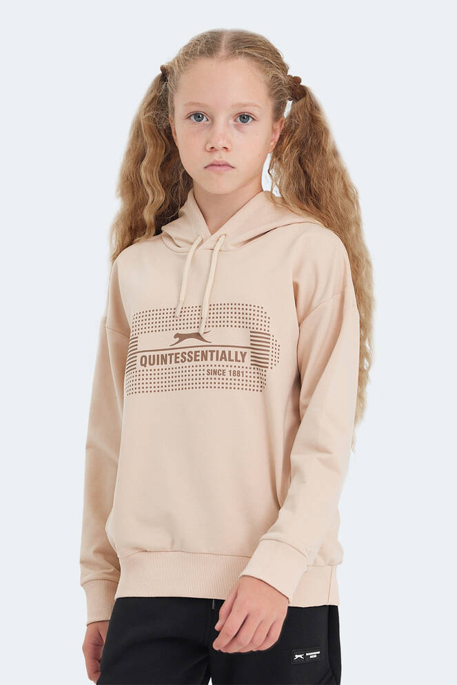 Slazenger LAYO Unisex Kids Sweatshirt Camel