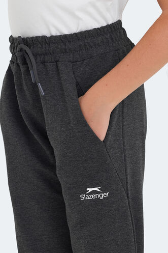 Slazenger LEGY Unisex Çocuk Eşofman Altı Koyu Gri - Thumbnail