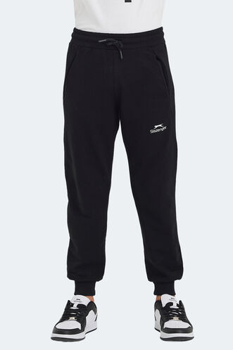 Slazenger LEGY Unisex Kids Sweatpants Black - Thumbnail