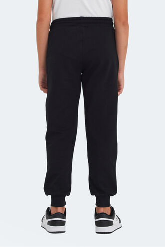 Slazenger LEGY Unisex Kids Sweatpants Black - Thumbnail