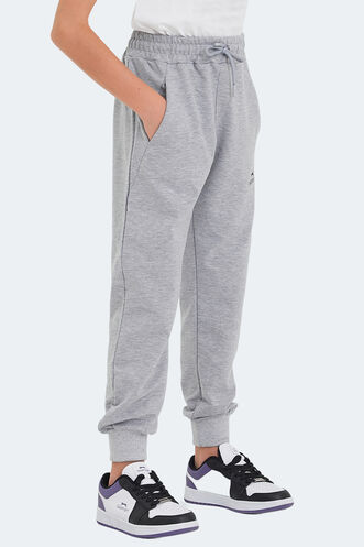 Slazenger LEGY Unisex Kids Sweatpants Stone Gray - Thumbnail