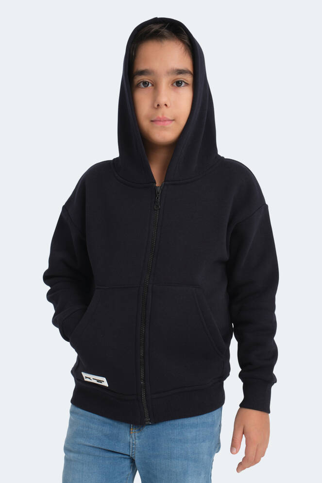 Slazenger LEKAN Unisex Çocuk Sweatshirt Lacivert