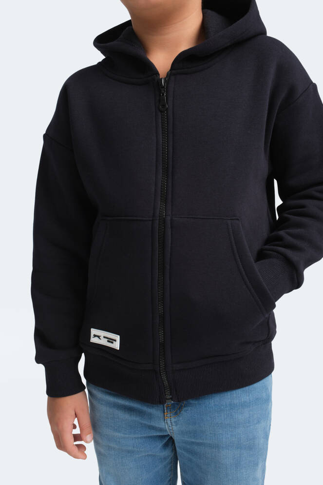 Slazenger LEKAN Unisex Çocuk Sweatshirt Lacivert