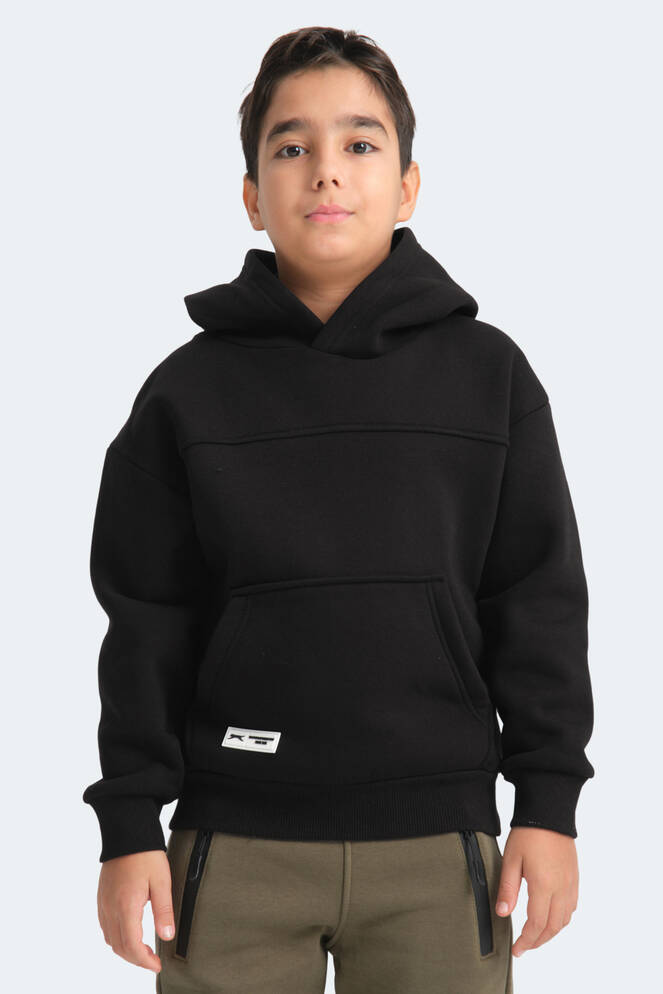 Slazenger LENE Unisex Çocuk Sweatshirt Siyah