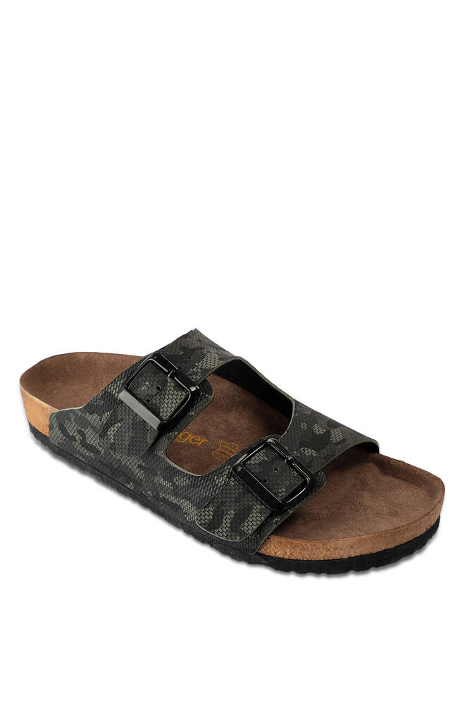 Slazenger LENS Men's Slippers Khaki Camouflage