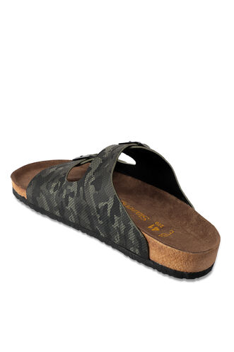 Slazenger LENS Men's Slippers Khaki Camouflage - Thumbnail