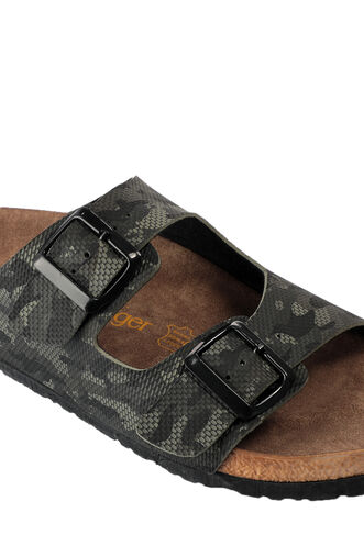 Slazenger LENS Men's Slippers Khaki Camouflage - Thumbnail