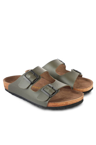 Slazenger LENS Men's Slippers Khaki - Thumbnail