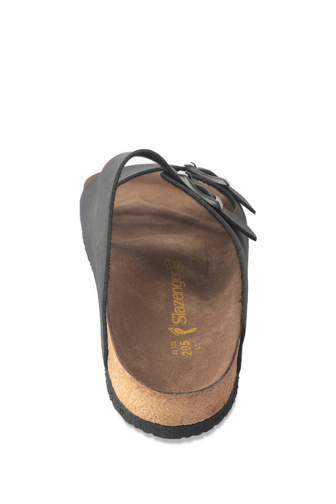 Slazenger LENS Unisex Slippers Black Nubuck