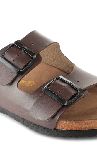 Slazenger LENS Unisex Slippers Brown - Thumbnail