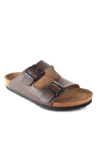 Slazenger LENS Unisex Slippers Brown - Thumbnail