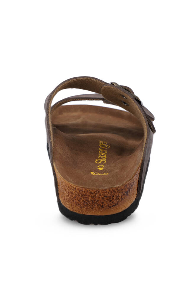 Slazenger LENS Unisex Slippers Brown Nubuck