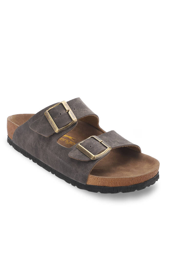 Slazenger LENS Women's Slippers Coffee Nubuck