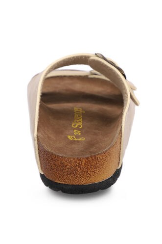 Slazenger LENS Women's Slippers Beige Nubuck - Thumbnail