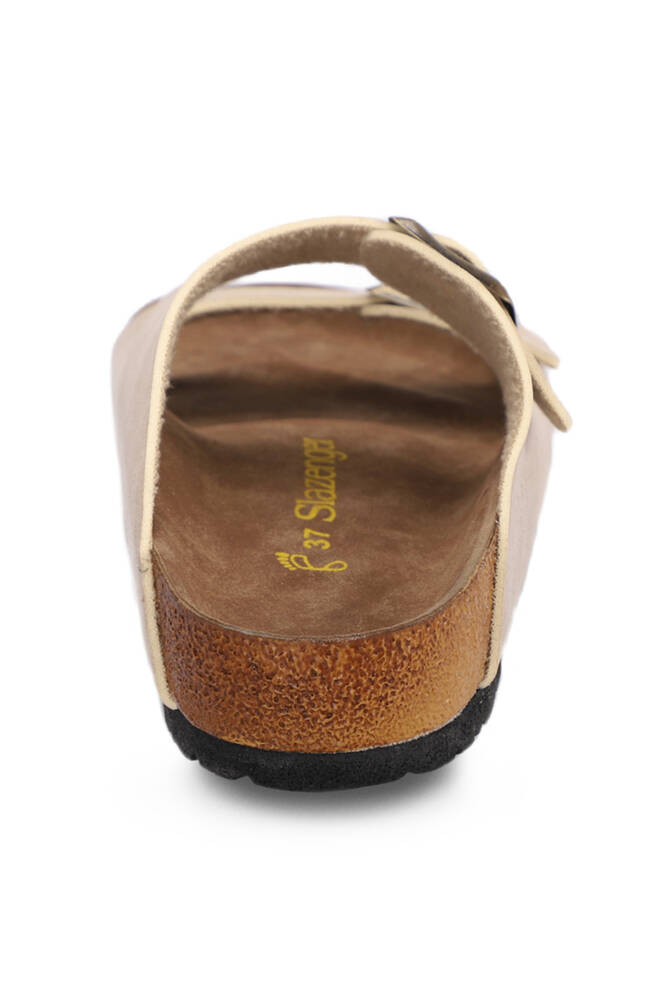 Slazenger LENS Women's Slippers Beige Nubuck