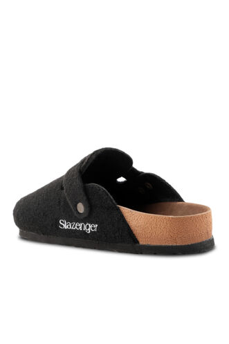 Slazenger LEO Felt Women's Slippers Black - Thumbnail