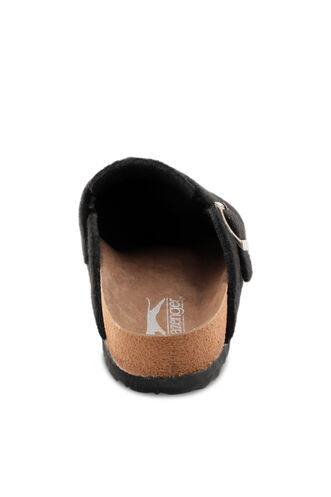 Slazenger LEO Felt Women's Slippers Black - Thumbnail