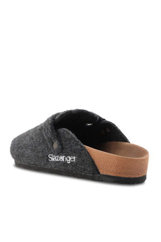 Slazenger LEO Felt Women's Slippers Dark Gray - Thumbnail