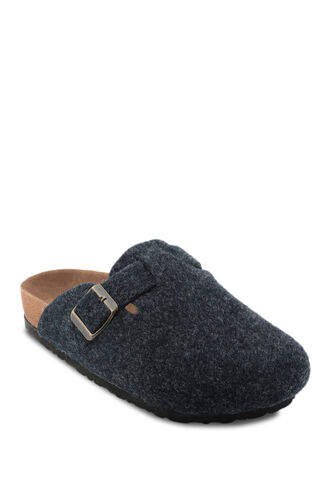 Slazenger - Slazenger LEO Felt Women's Slippers Navy