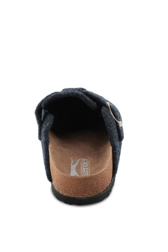 Slazenger LEO Felt Women's Slippers Navy - Thumbnail