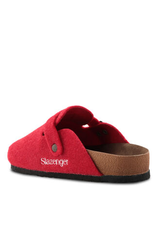 Slazenger LEO Felt Women's Slippers Red - Thumbnail