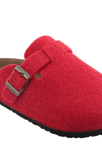 Slazenger LEO Felt Women's Slippers Red - Thumbnail