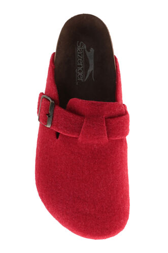 Slazenger LEO Felt Women's Slippers Red - Thumbnail