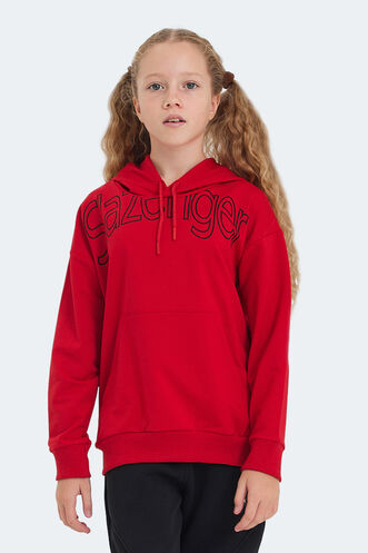 Slazenger - Slazenger LETTO Unisex Kids Sweatshirt Red