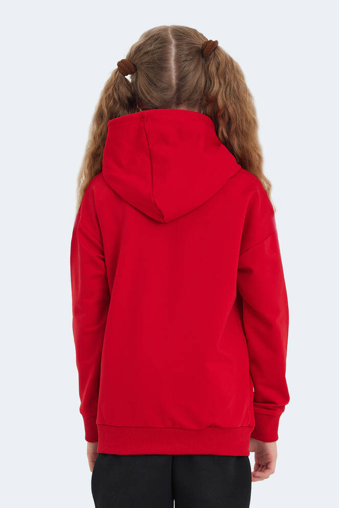 Slazenger LETTO Unisex Kids Sweatshirt Red